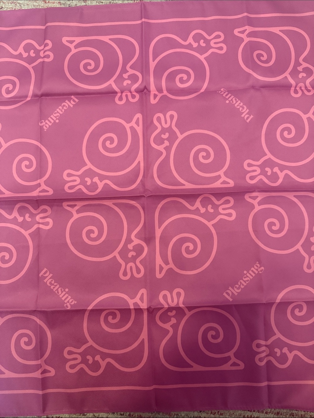 Harry Styles Pink Snail Bandana - VIP Exclusive Merch Together Together Tour
